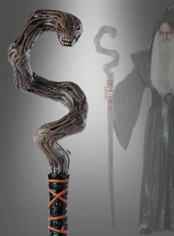 Fantasy Stab Mit Schlangenkopf 150cm