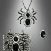 Spinnen Schmuckset Dreiteilig