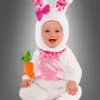 Baby Hasenkostüm Weiß Rosa