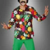 Hippie Herrenhemd Blumenwiese