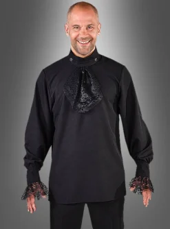 Steampunk Rüschenhemd Mit Jabot -KostümKult Verkäufe gothic hemd mit jabot fuer herren dc85680b3d 3