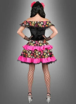 Tag Der Toten Damenkostüm Miranda -KostümKult Verkäufe halloween sugar skull kleid fuer damen dbeb1cc647 3