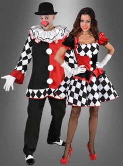 Deluxe Harlekin Clown Kleid -KostümKult Verkäufe harlekin clown partnerkostuem gruppen karneval 27b91c22c0 3