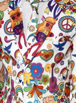 Bunter Anzug Hippie Style 3-teilig -KostümKult Verkäufe herrenazug bunter hippie muster 60er jahre 65080dd8b1 4