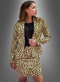 OppoSuit Jaguar Damenkostüm -KostümKult Verkäufe jacket rock leoprint kostuem a9aaa41f59 3