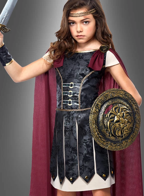 Römerin Kostüm Für Kinder Gladiatorin 2 Römerin Kostüm Für Kinder Gladiatorin – Bild 2