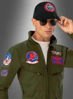 Top Gun Kostüm Pilot Mit Namenschild -KostümKult Verkäufe maenner filmkostuem top gun 873027a49c 3