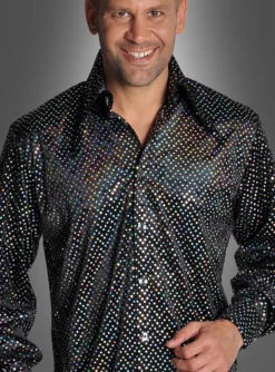 Pailletten Hemd Schwarz Oder Weiß -KostümKult Verkäufe maenner outfit mit pailletten 4428196020 3