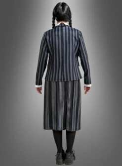 Wednesday Damen Schuluniform Schwarz Grau -KostümKult Verkäufe nevermore academy schuluniform wednesday schwarz grau b61279fea7 3