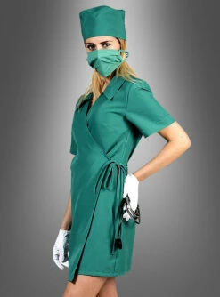 OP Schwester Kostüm Wickelkleid -KostümKult Verkäufe op kittel damenkostuem 3afa6694ff 3