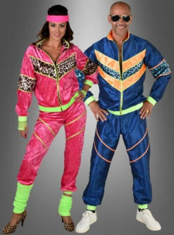 80er Jahre Outfit Trainingsanzug -KostümKult Verkäufe partnerkostuem trainingsanzug 80er jahre bfa08386bd 4