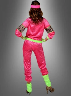 80er Jahre Outfit Trainingsanzug -KostümKult Verkäufe pink trainingsanzug 80er jahre aerobic 55a485688c 3
