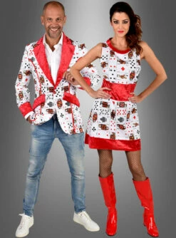 Casino Kartenspiel Kleid Für Damen -KostümKult Verkäufe spielkarten kleid casino style karneval 87b5531da7 3