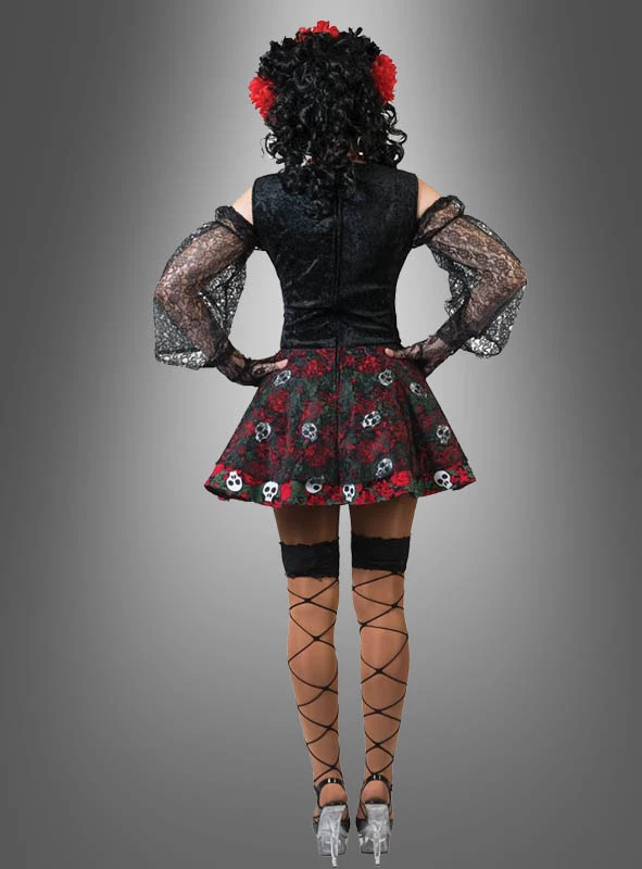 Wandelbares Totenkopf Kleid – Bild 2