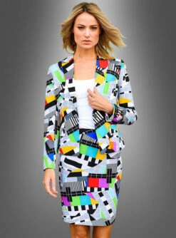 Testbild Kostüm Für Damen OppoSuits -KostümKult Verkäufe testbild tv 80er jahre kostuem 87e8d40756 3