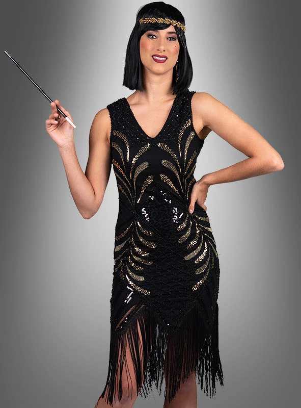 Glamouröses Flapper Kleid Vivian 2 Glamouröses Flapper Kleid Vivian – Bild 2